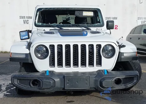 2023 Jeep Wrangler 4Xe Rubicon 4X4 из США, поврежденный, VIN 1C4JJXR65PW553803
